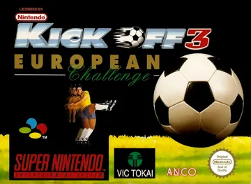 Kick Off 3 - European Challenge (Europe) (Beta) box cover front